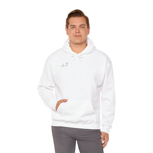 'Hallowed Be Thy Name' Heavyweight Hoodie — Matthew 6:9 (KJV)