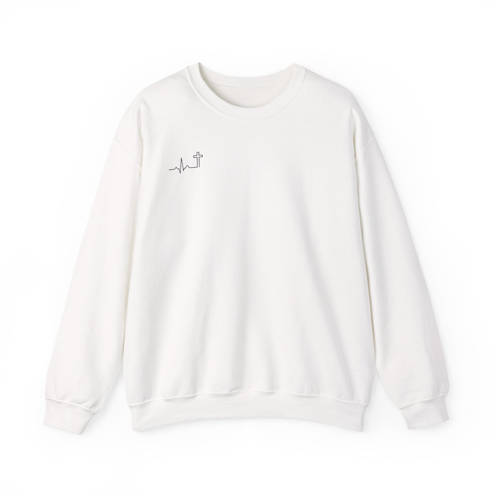 Do Not Be Afraid Joshua 1:9 Christian crewneck sweatshirt, garment color shown — Hallowed Supply Co.