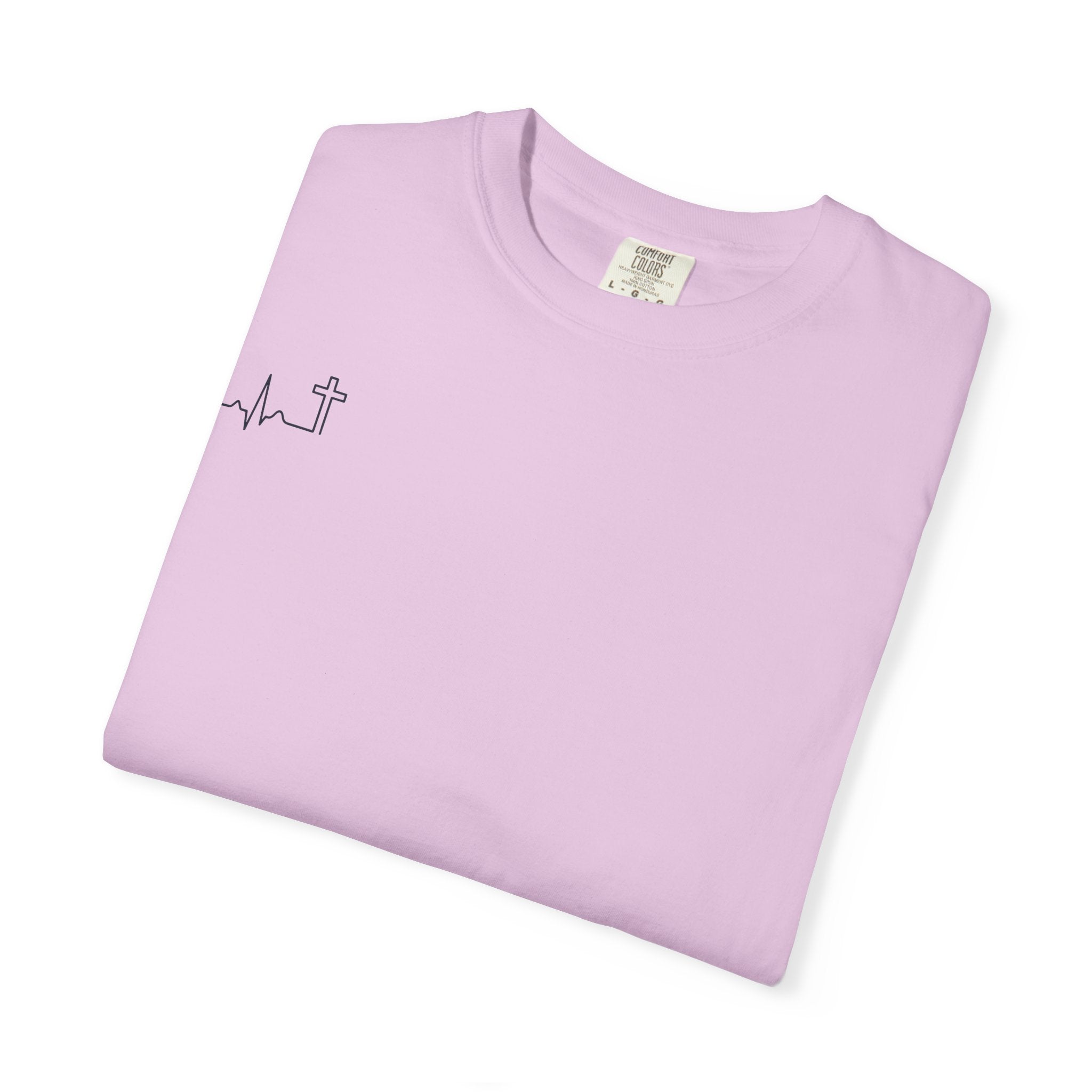 'He Began A Good Work' Garment-Dyed Tee — Philippians 1:6 (KJV)