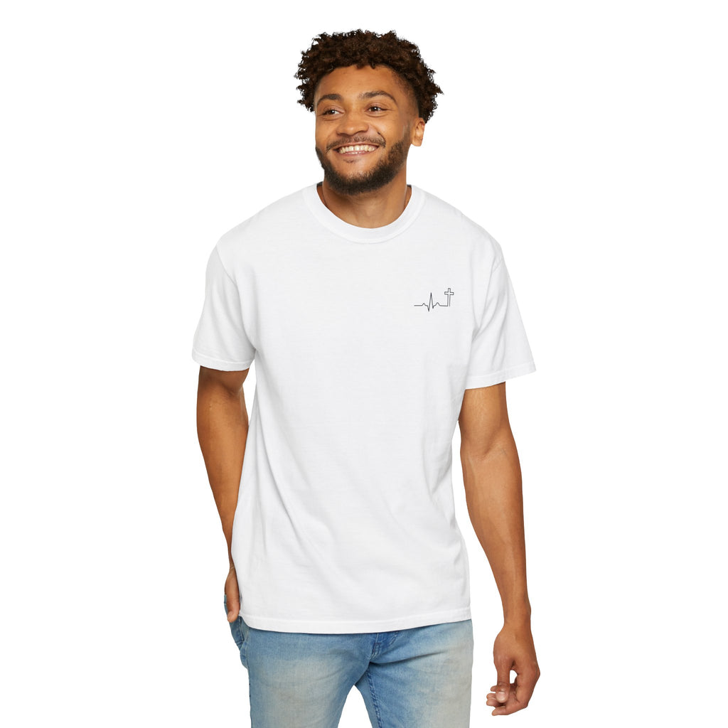 He Began A Good Work Philippians 1:6 garment-dyed t-shirt – Hallowed Supply Co.