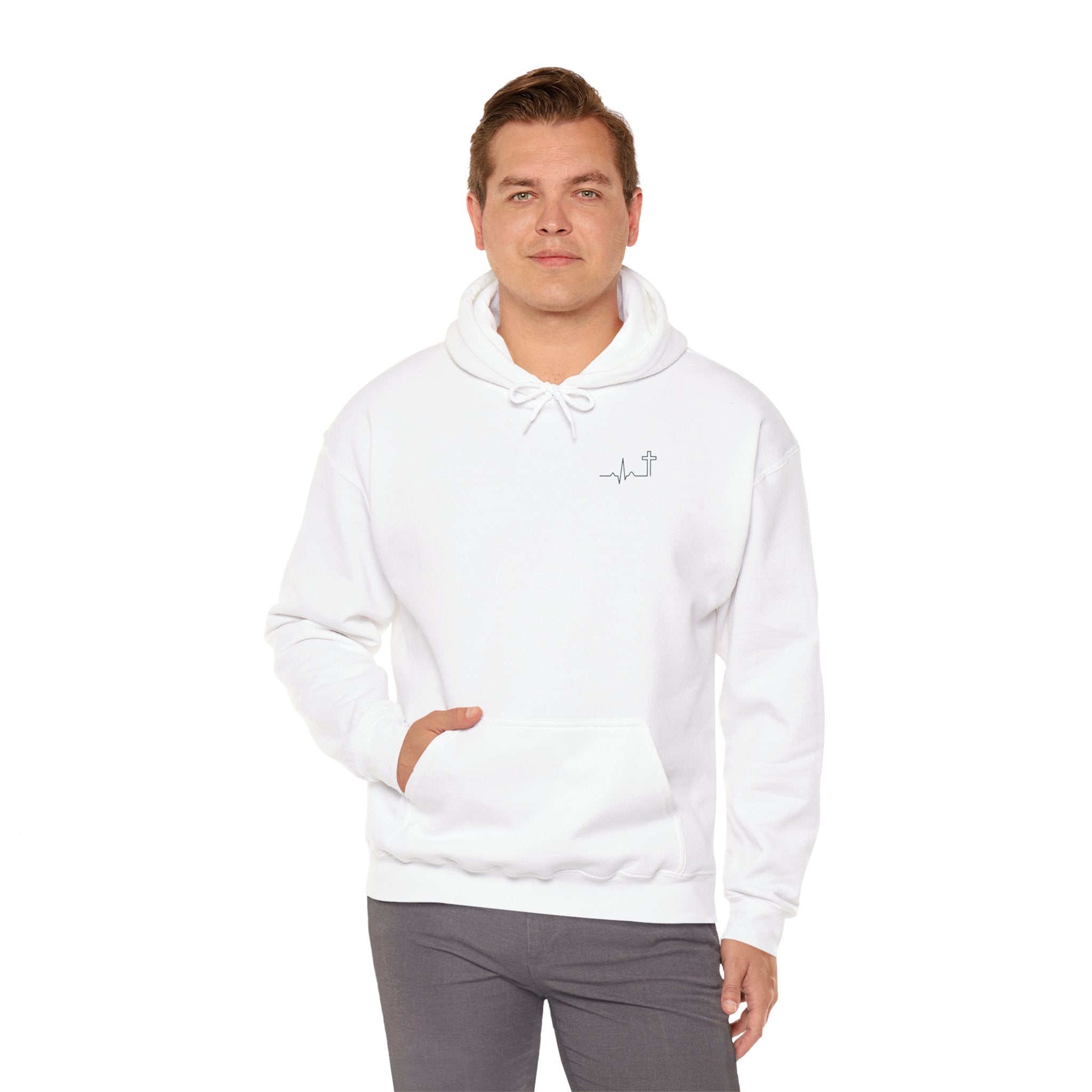 'Hallowed Be Thy Name' Heavyweight Hoodie — Matthew 6:9 (KJV)