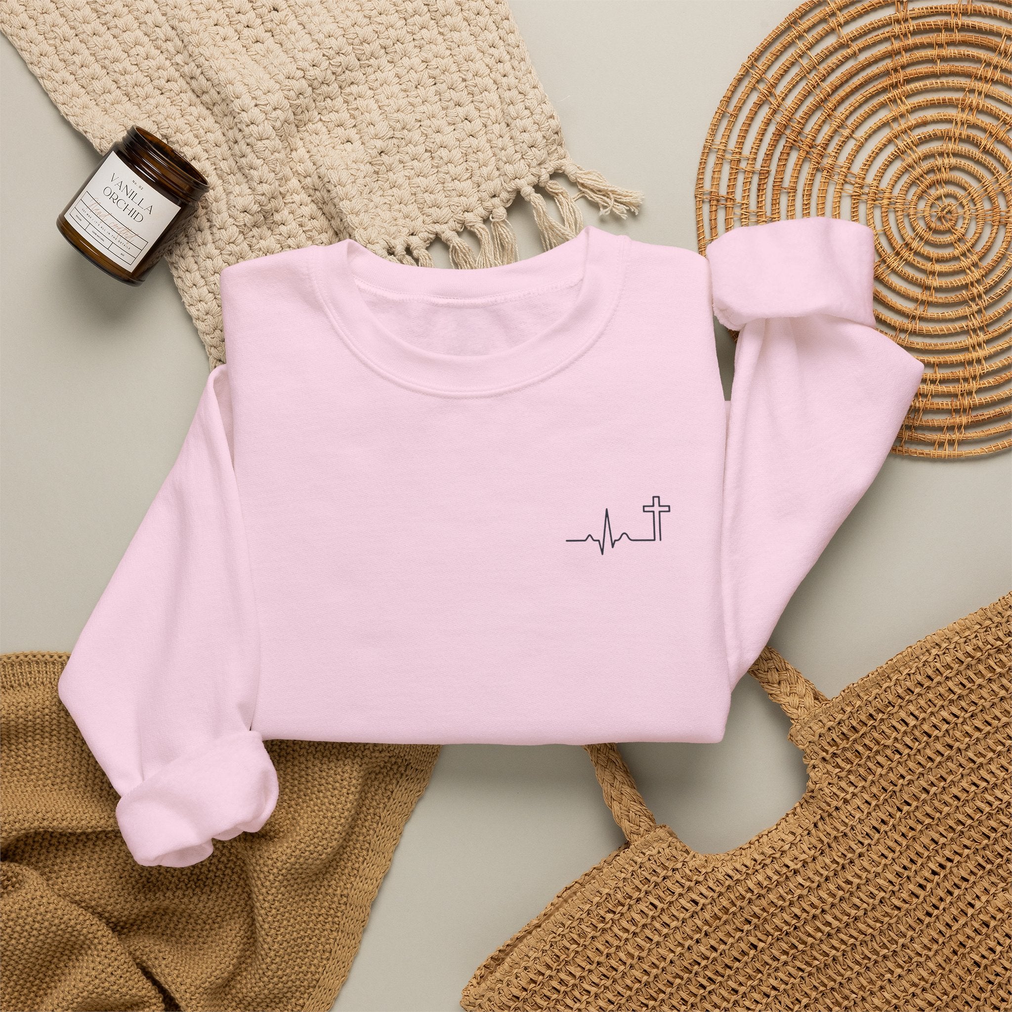 Do Not Be Afraid Crewneck Sweatshirt, Joshua 1:9 Christian Sweatshirt, Scripture Crewneck, Faith Apparel, Christian Gift