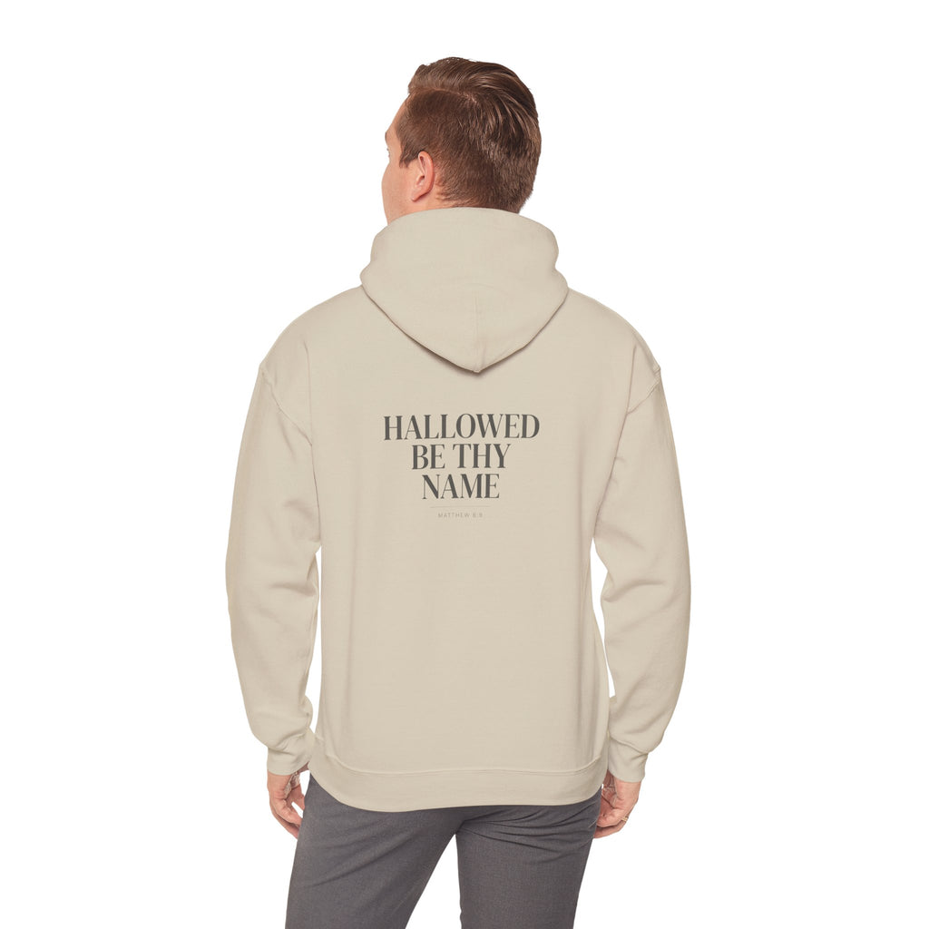 Hallowed Be Thy Name Matthew 6:9 heavyweight hoodie – Hallowed Supply Co.