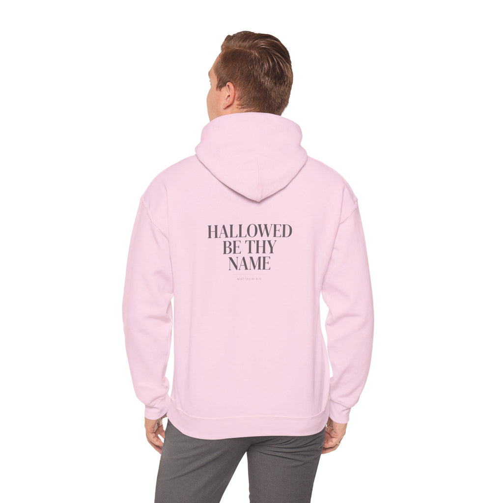 Hallowed Be Thy Name Matthew 6:9 heavyweight hoodie – Hallowed Supply Co.