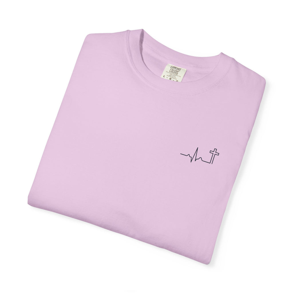 He Began A Good Work Philippians 1:6 garment-dyed t-shirt – Hallowed Supply Co.