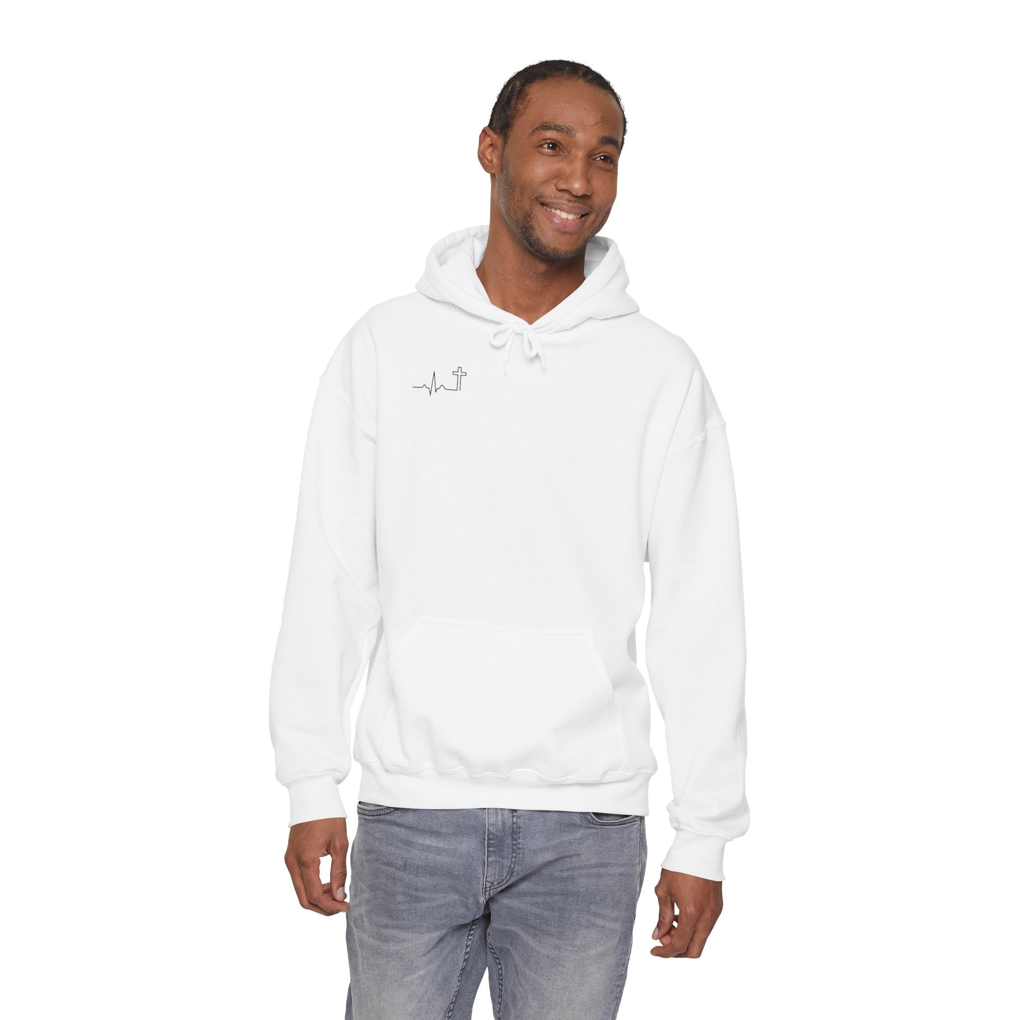 Do Not Be Afraid Joshua 1:9 Christian hoodie, garment color shown — Hallowed Supply Co.