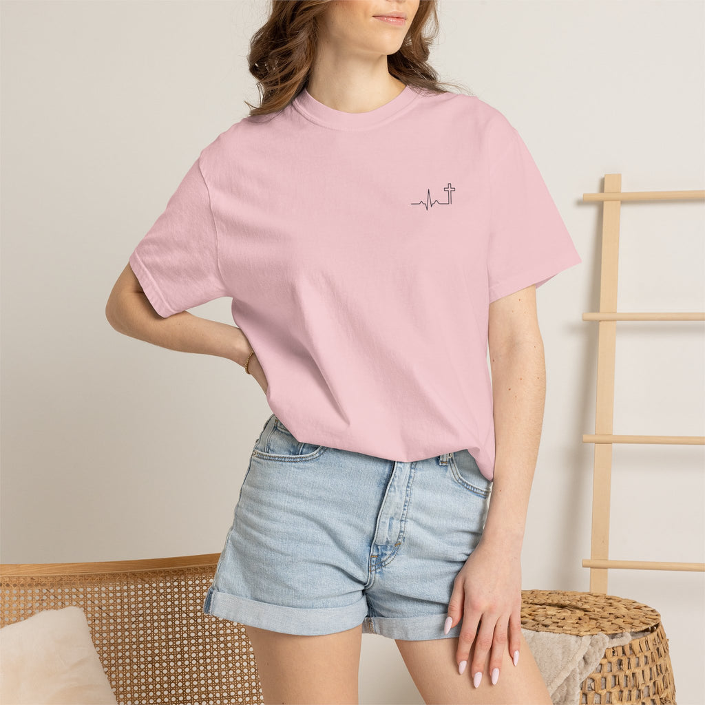 The Lord Is My Shepherd Psalm 23:1 garment-dyed t-shirt – Hallowed Supply Co.