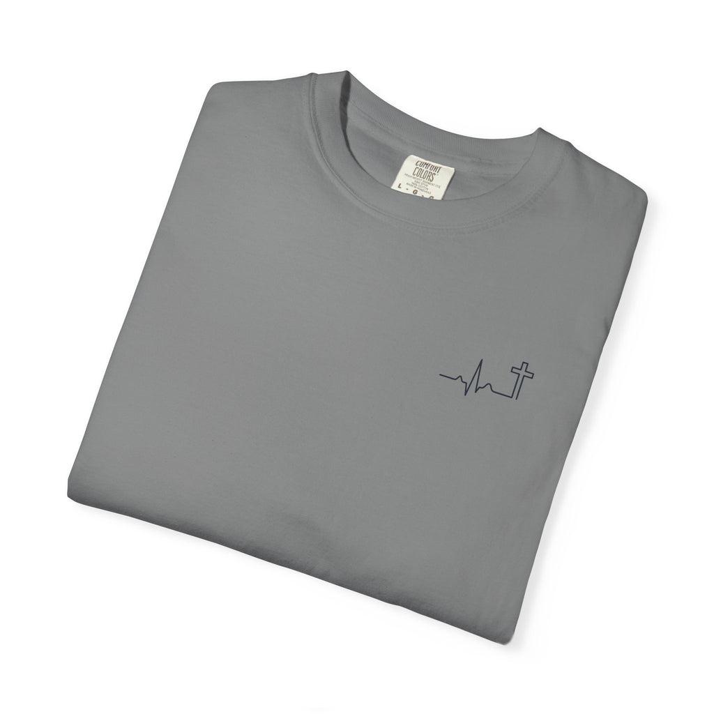 He Began A Good Work Philippians 1:6 garment-dyed t-shirt – Hallowed Supply Co.