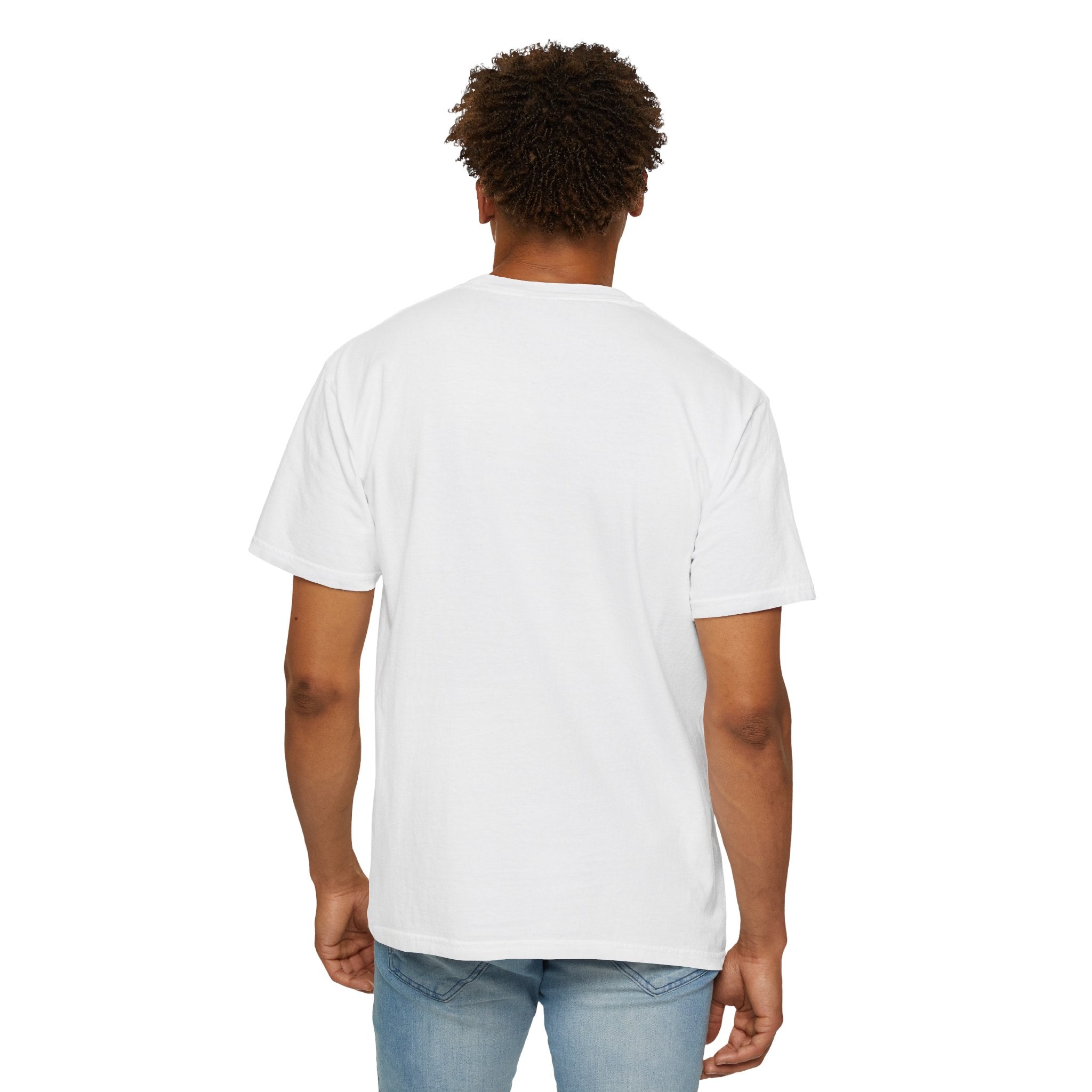 'Heartbeat Cross' Garment-Dyed Tee — Galatians 2:20 (KJV)