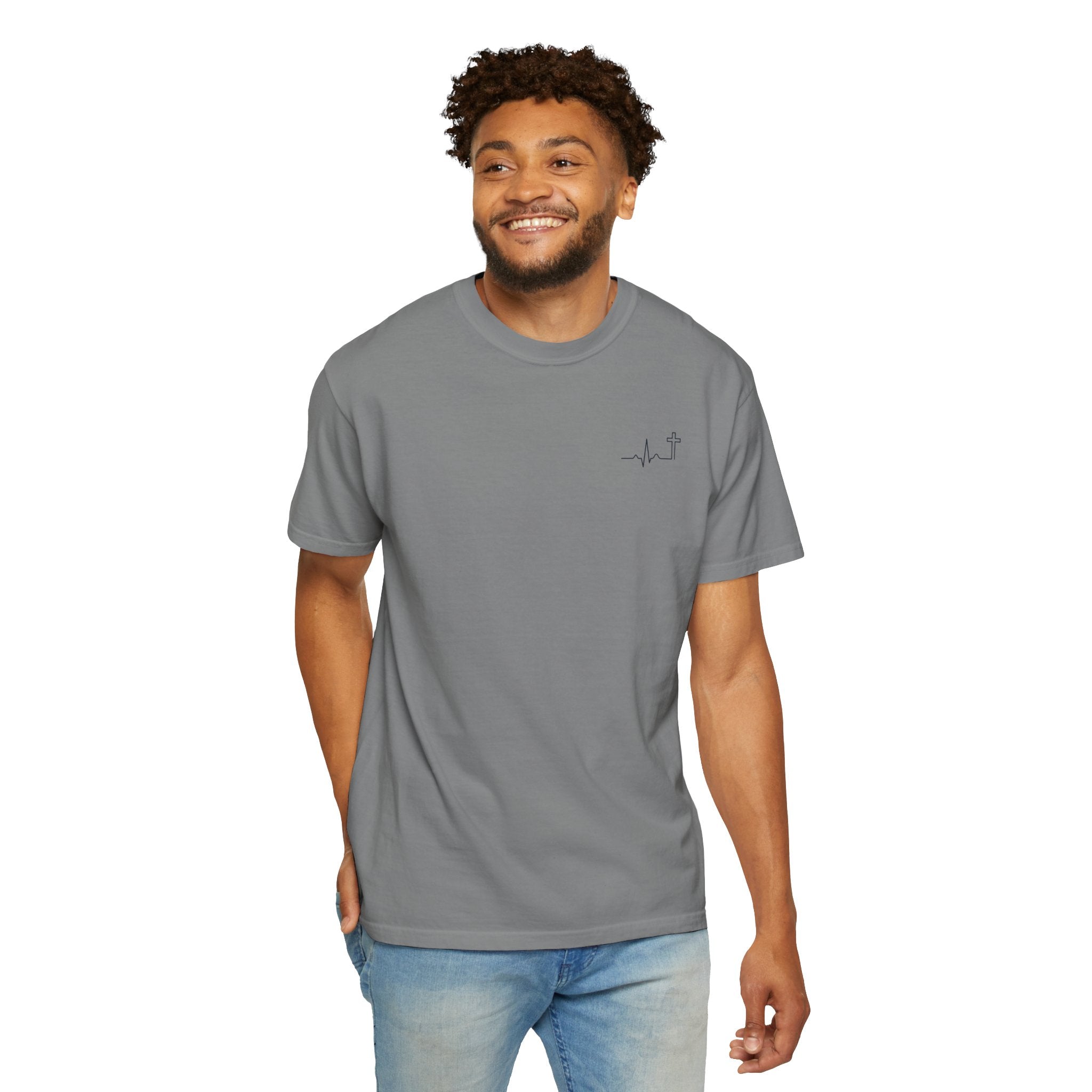 He Began A Good Work Philippians 1:6 garment-dyed t-shirt – Hallowed Supply Co.